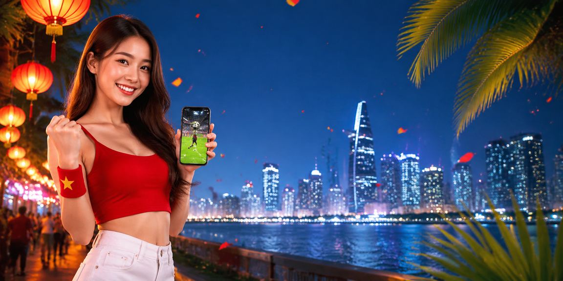 Người dùng tại TP. Hồ Chí Minh sử dụng điện thoại tham gia casino trực tuyến tại chợ đêm