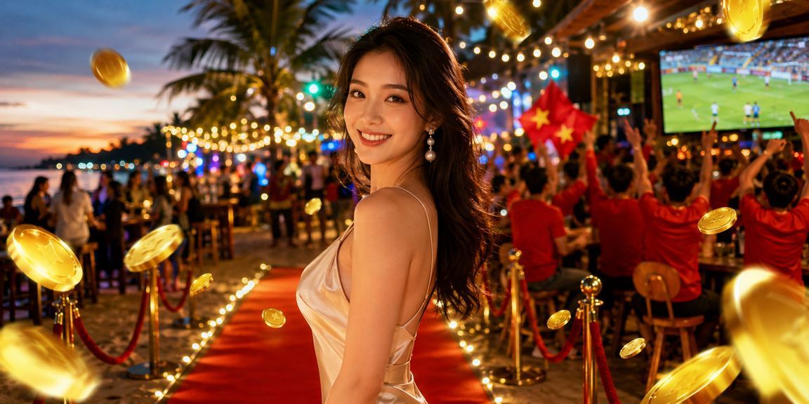Không khí thư giãn tại bãi biển Phú Quốc khi theo dõi cá cược trực tuyến