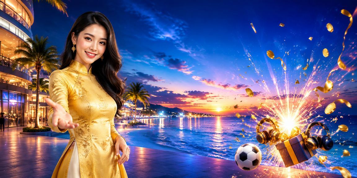 Người phụ nữ mặc áo dài tại Phú Quốc theo dõi cá cược bóng đá trên điện thoại